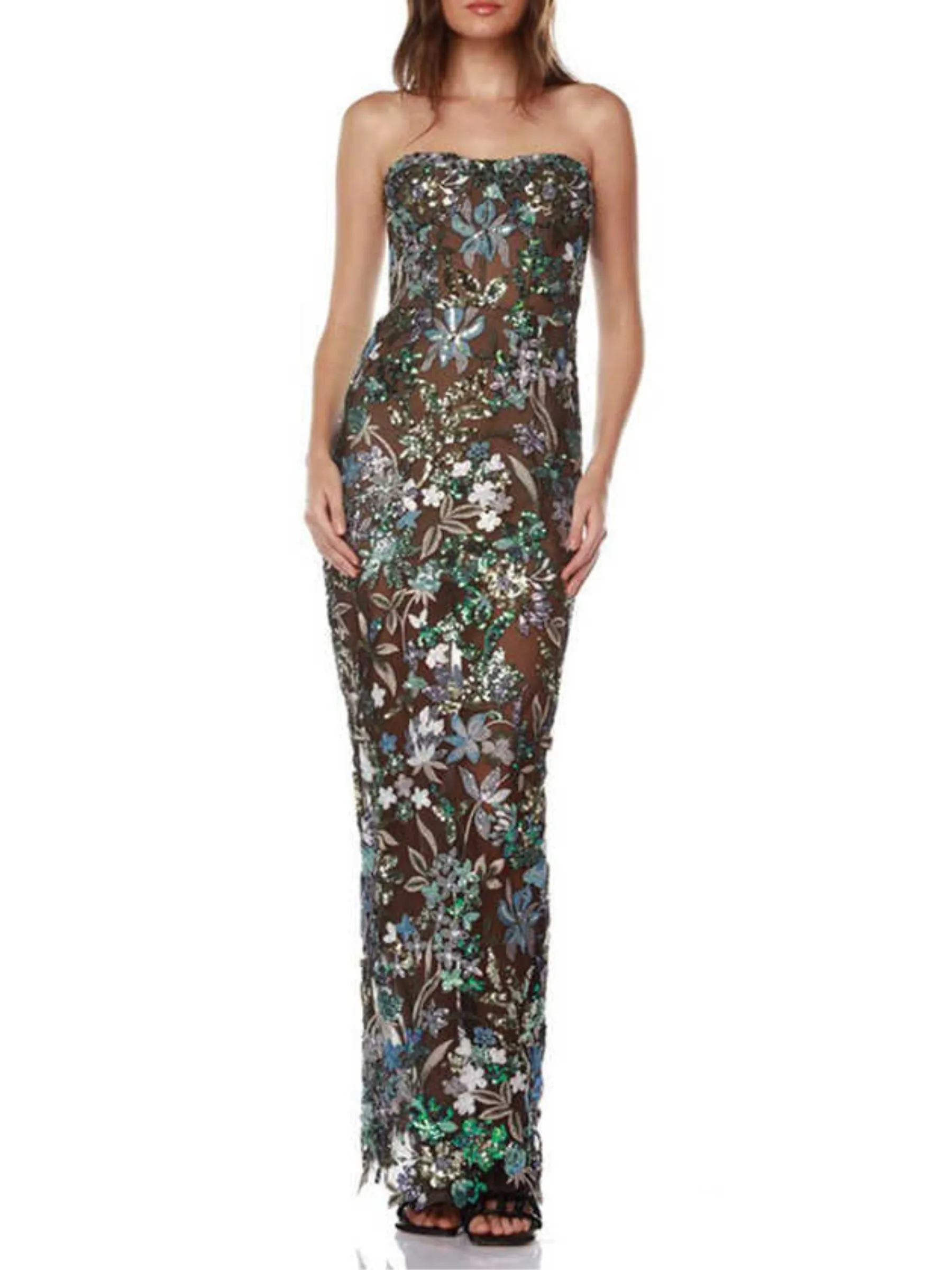 Aidan Embroidered Maxi Dress