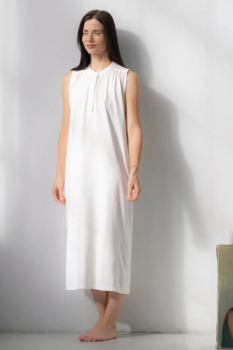 Aisha Relaxed Sleeveless Sleep Tunic – Maxi