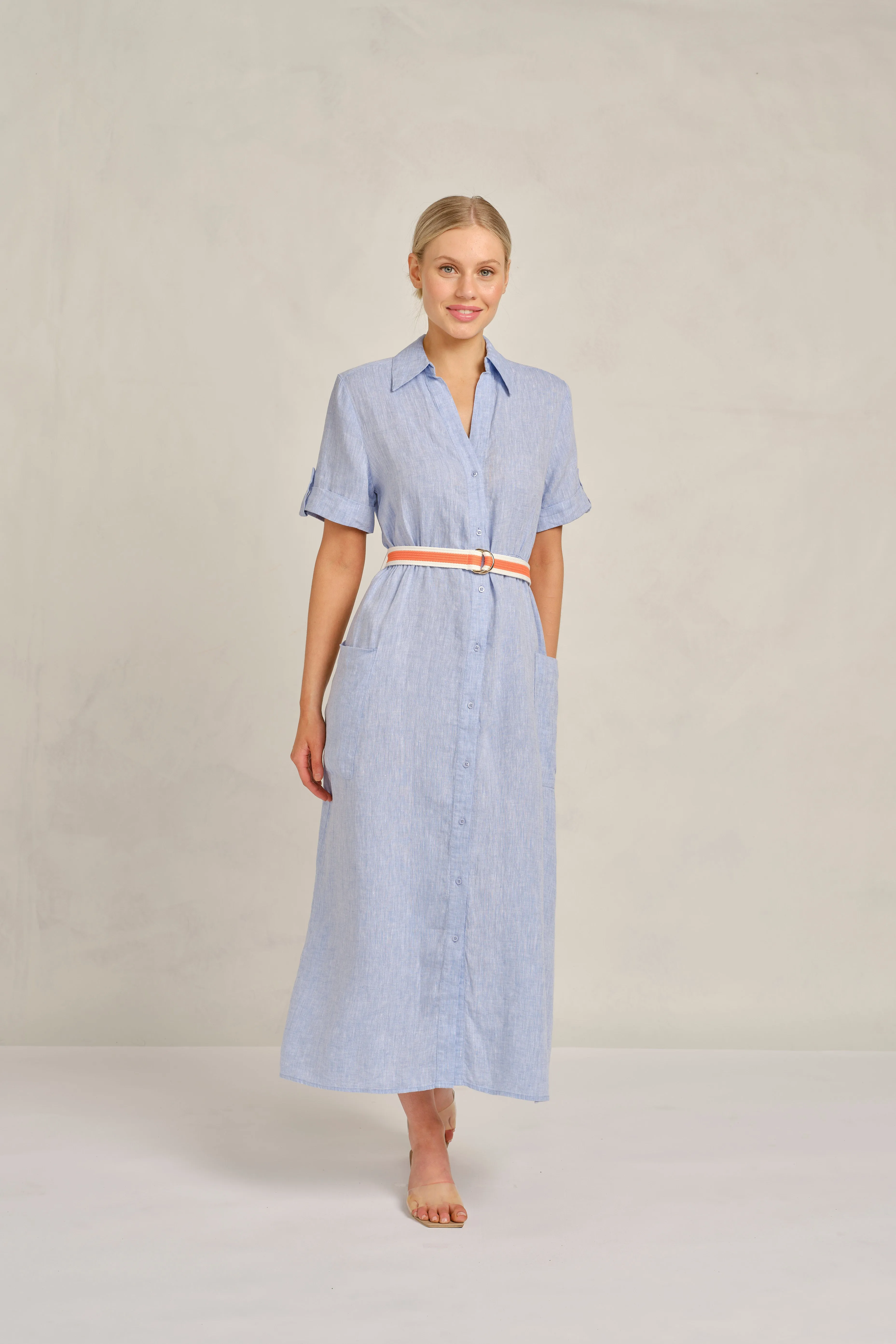 Alessandra - Quinn Linen Dress