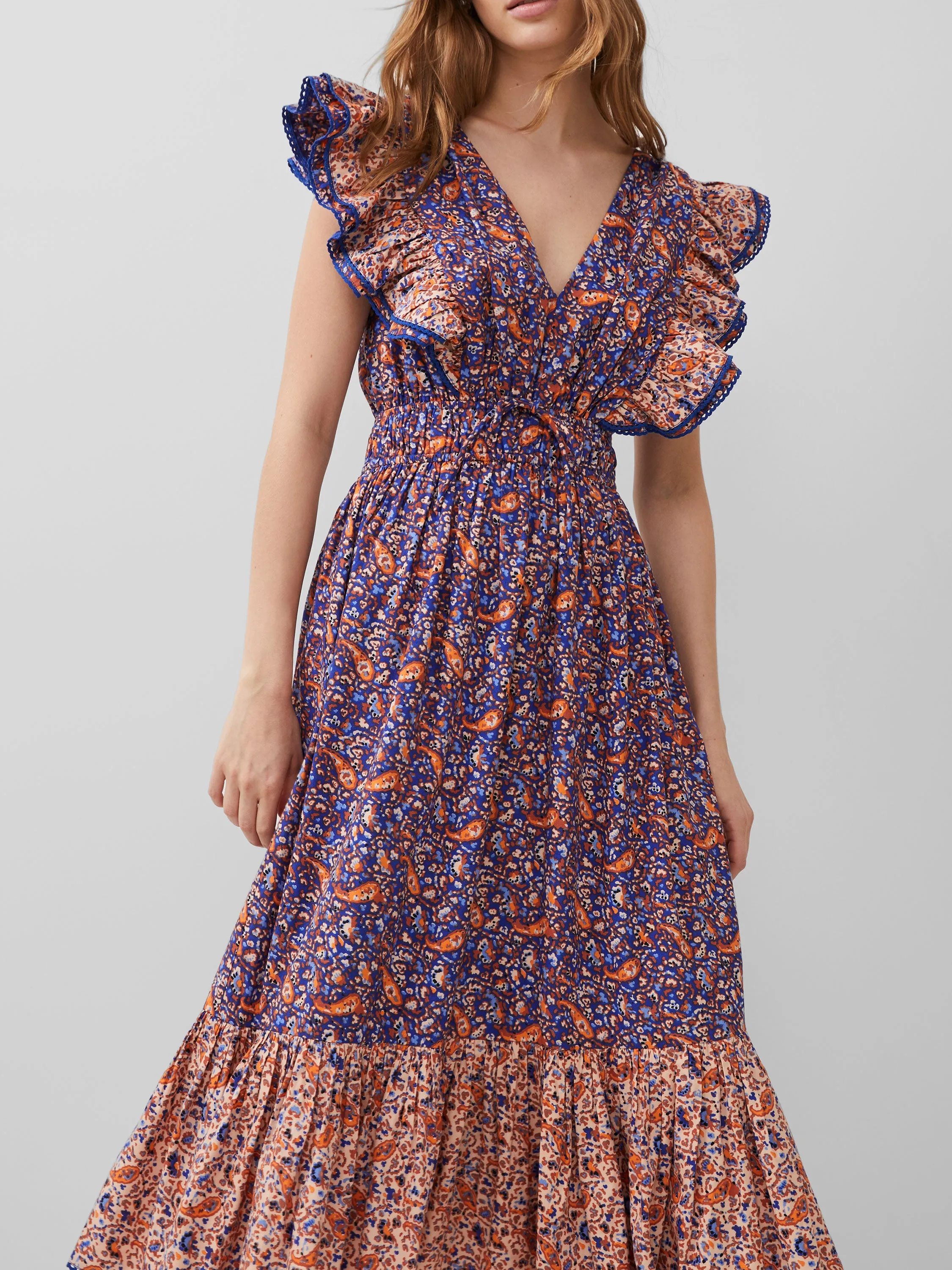 Anathia Blaire Frill Midi Dress