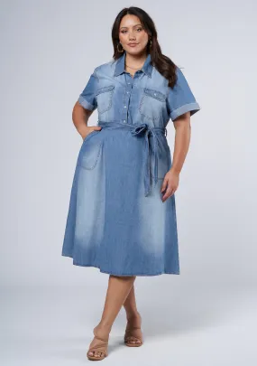 Ari Denim Midi Dress