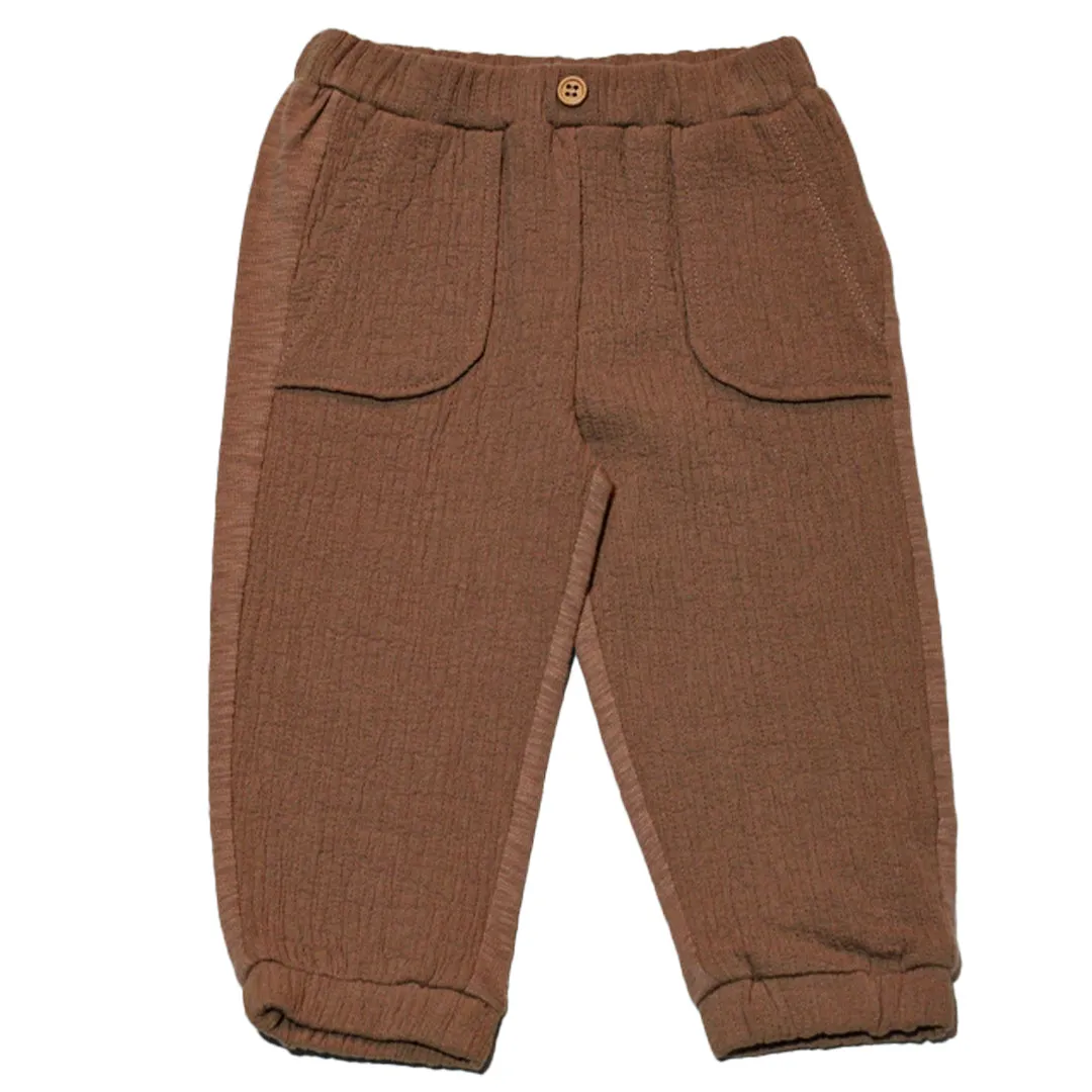 Brown Cheese Cloth Bottoms