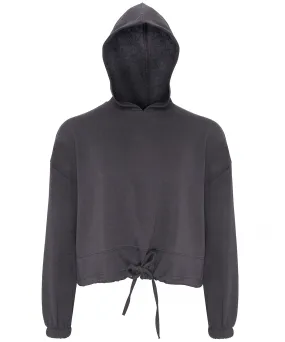 Charcoal - Women's TriDri® cropped oversize hoodie