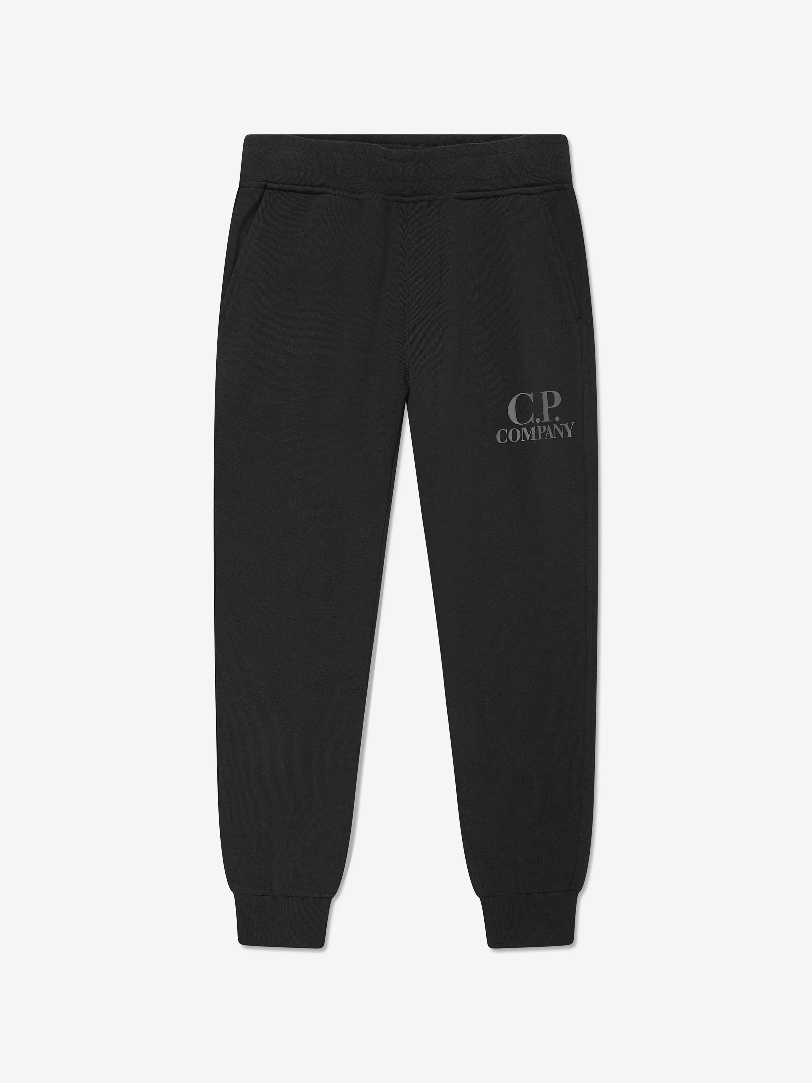 C.P. Company Boys Logo Tracksuit in Black