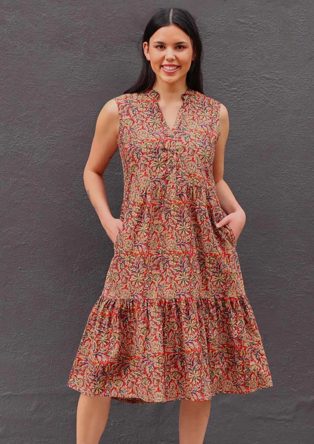 Ember Midi Dress Wild Spice