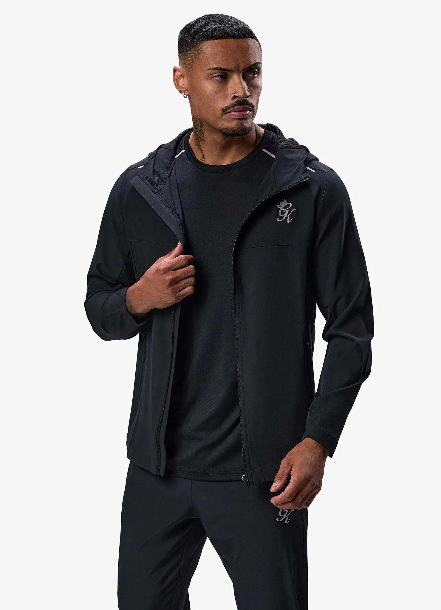 Gym King Flex Woven Tracksuit - Black