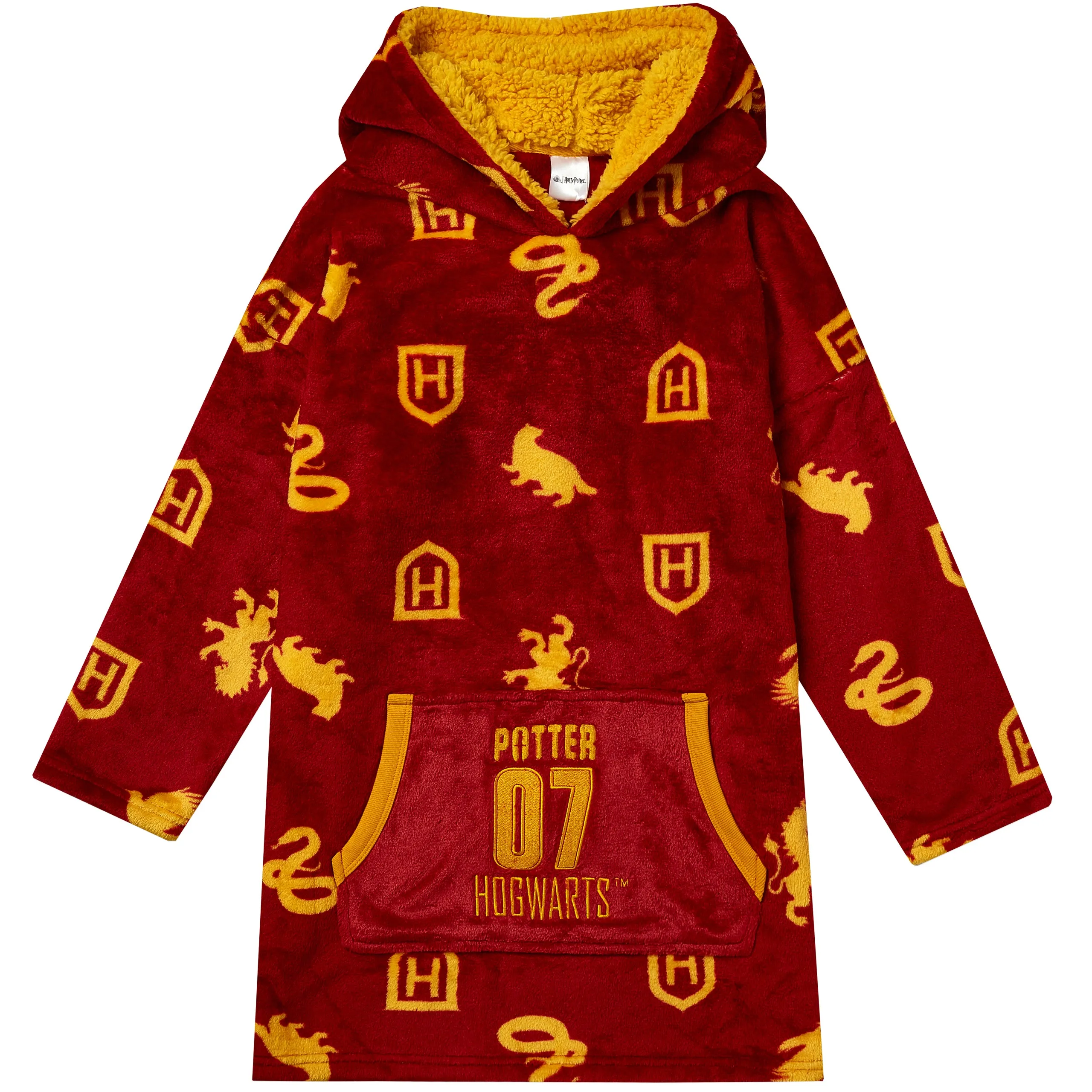 Harry Potter Fleece Hoodie Blanket