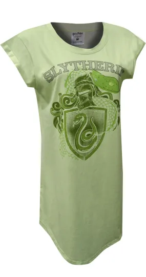 Harry Potter Slytherin House Mascot Ladies Plus Size Nightshirt