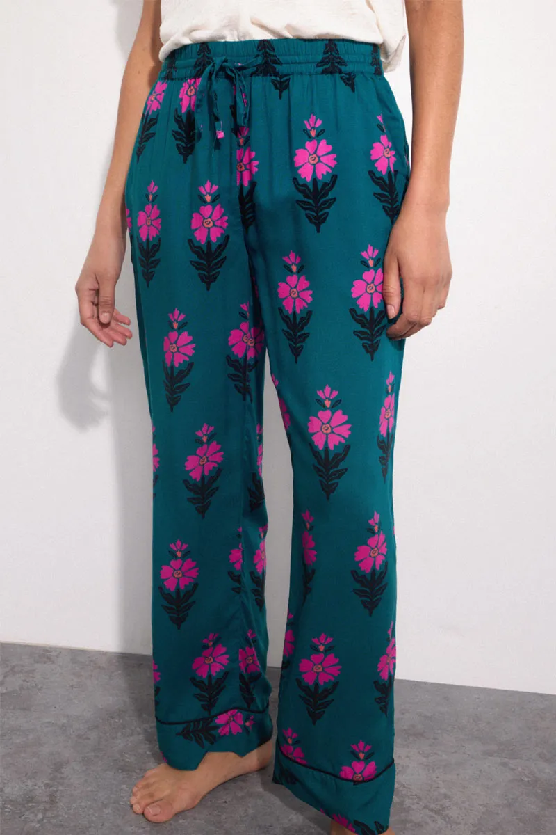 Helena Floral Print Pyjama Trousers