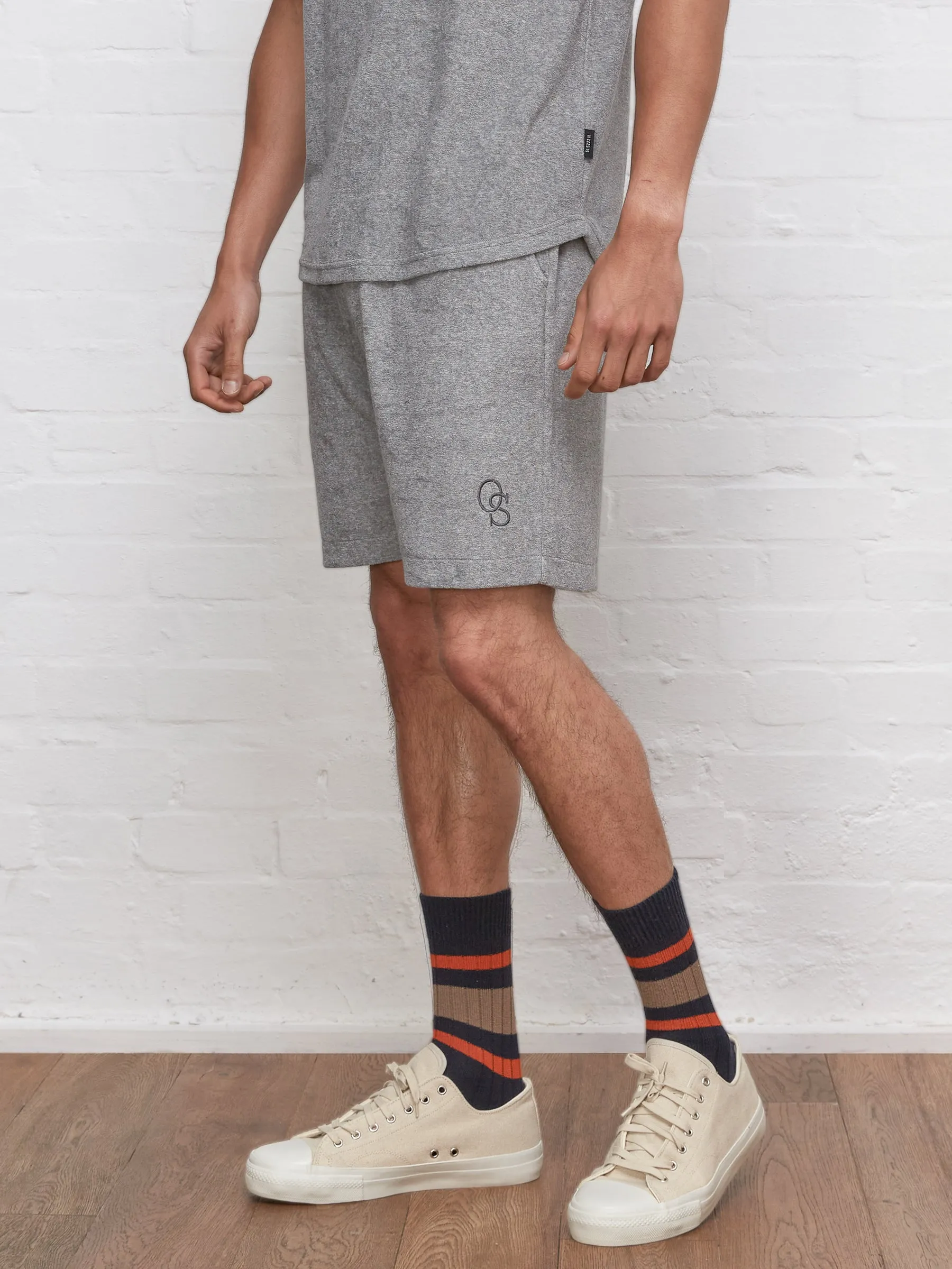 House Jersey Shorts Ashbourne Grey