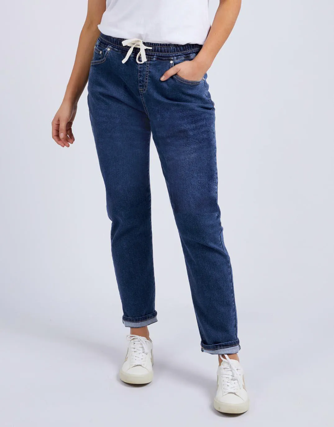 Juliette Jogger Jean - Vintage Blue