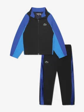 Lacoste Boys Tennis Performance Tracksuit in Black