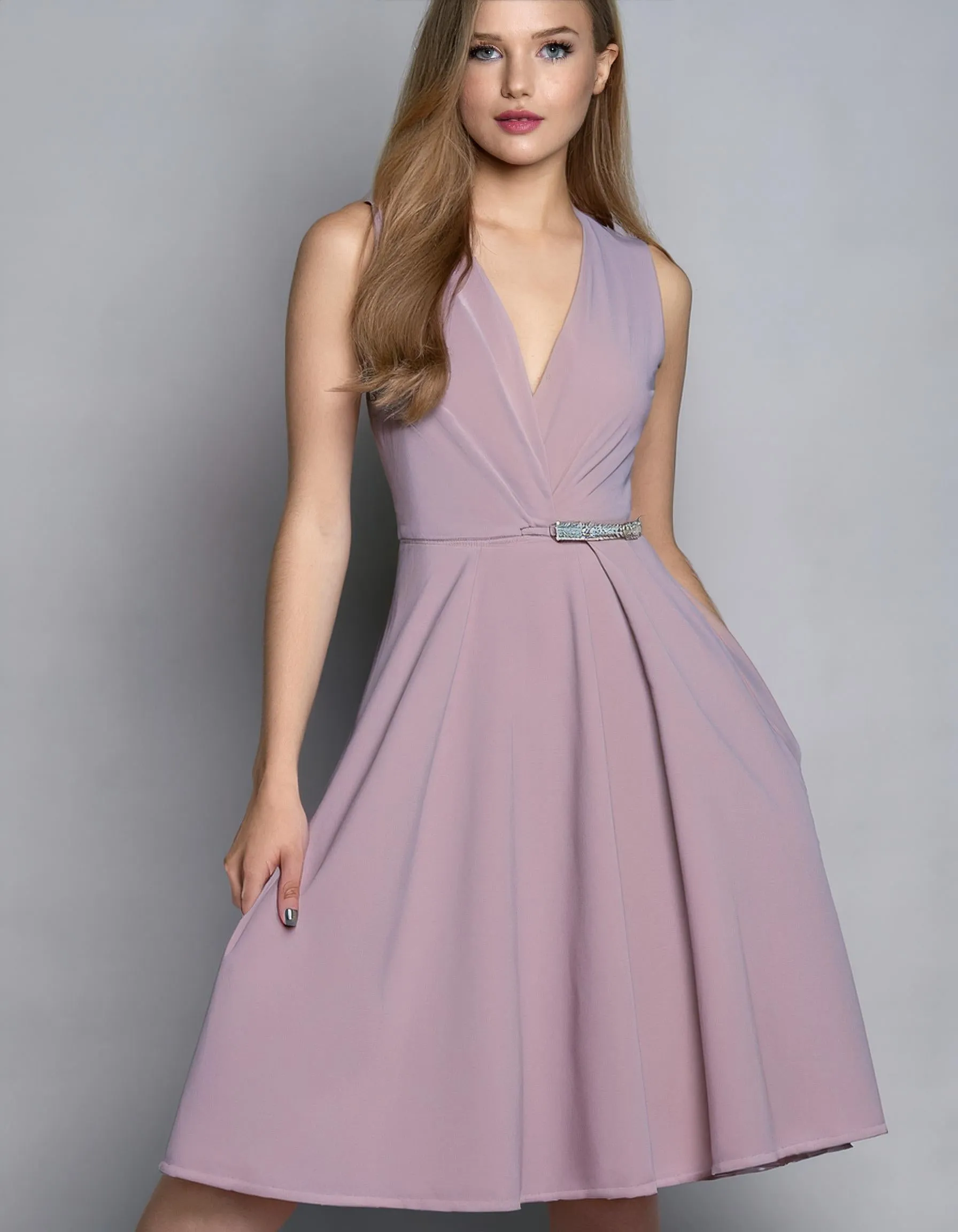 Lavender Grace Cocktail Dress