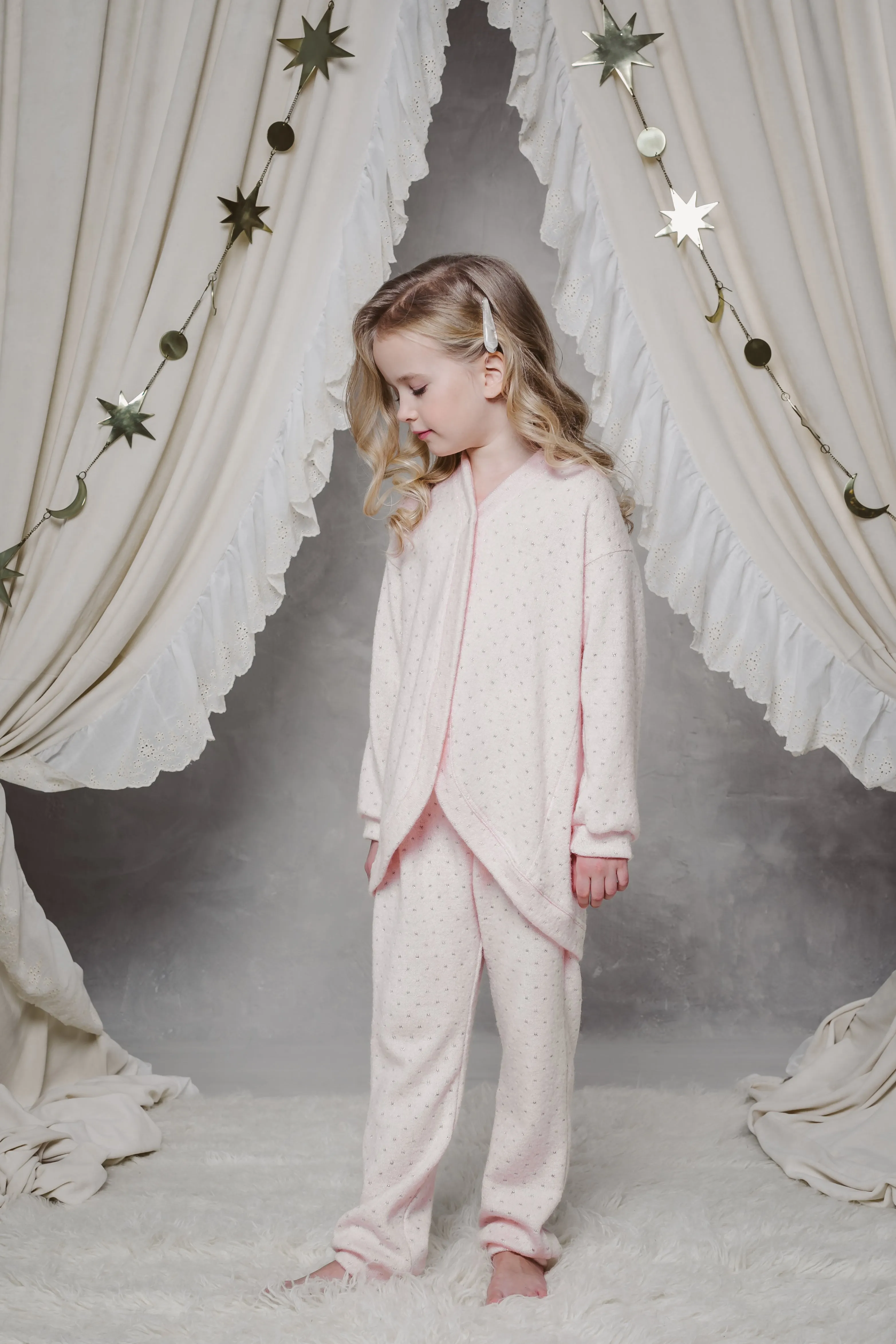 LEA KIDS' LOUNGEWEAR PANTS IN  PINK