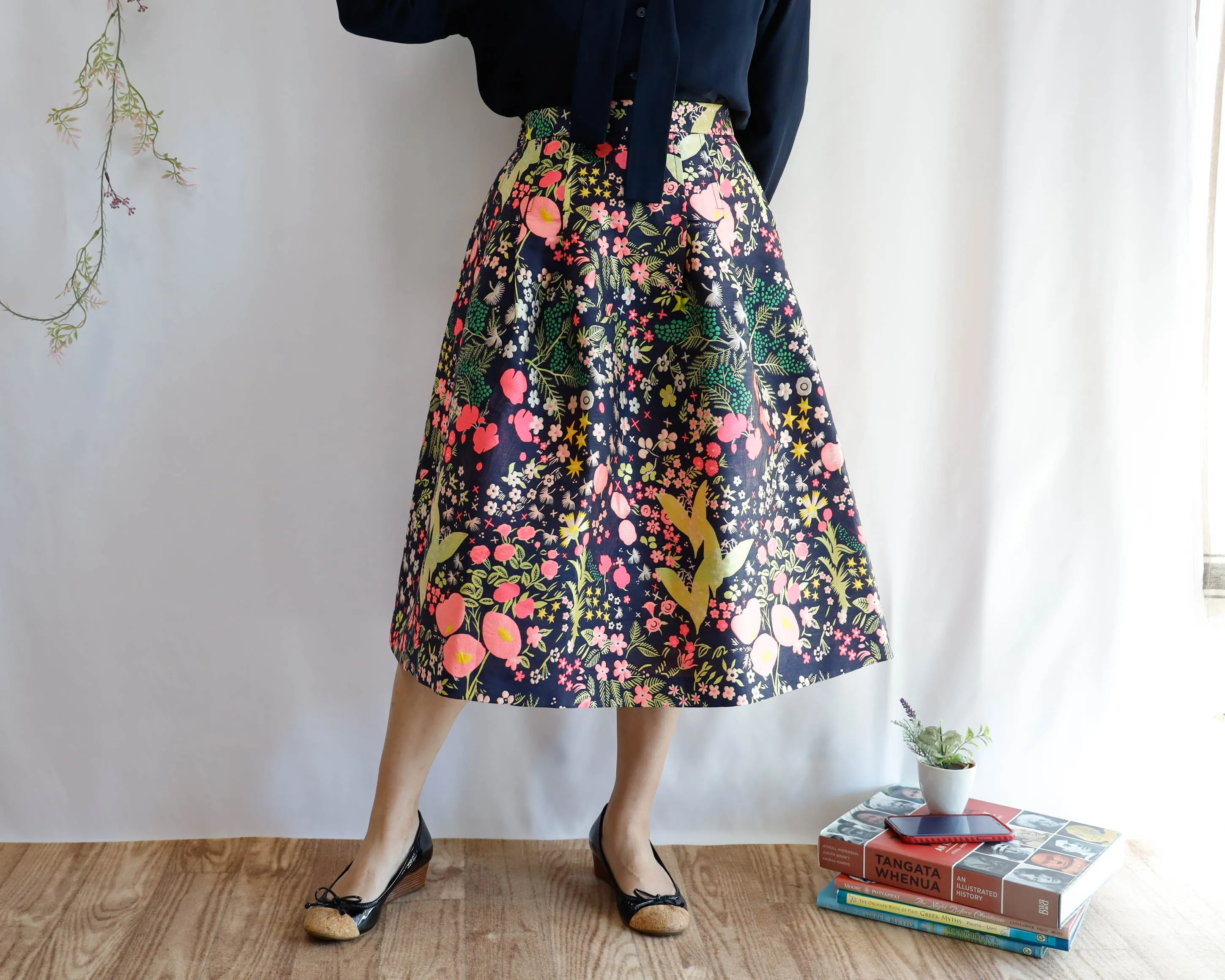 <S17A70> CRAZY WOVEN Skirt