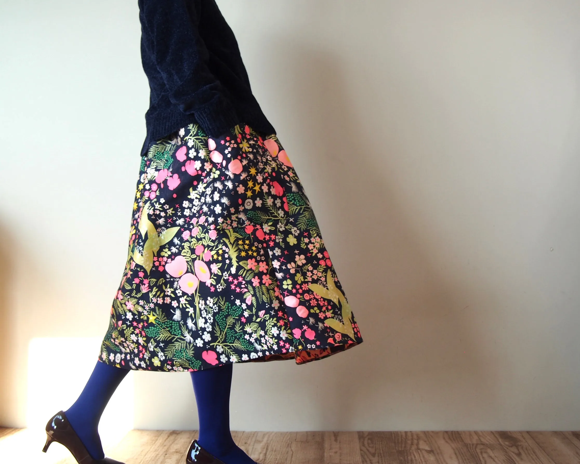 <S17A70> CRAZY WOVEN Skirt