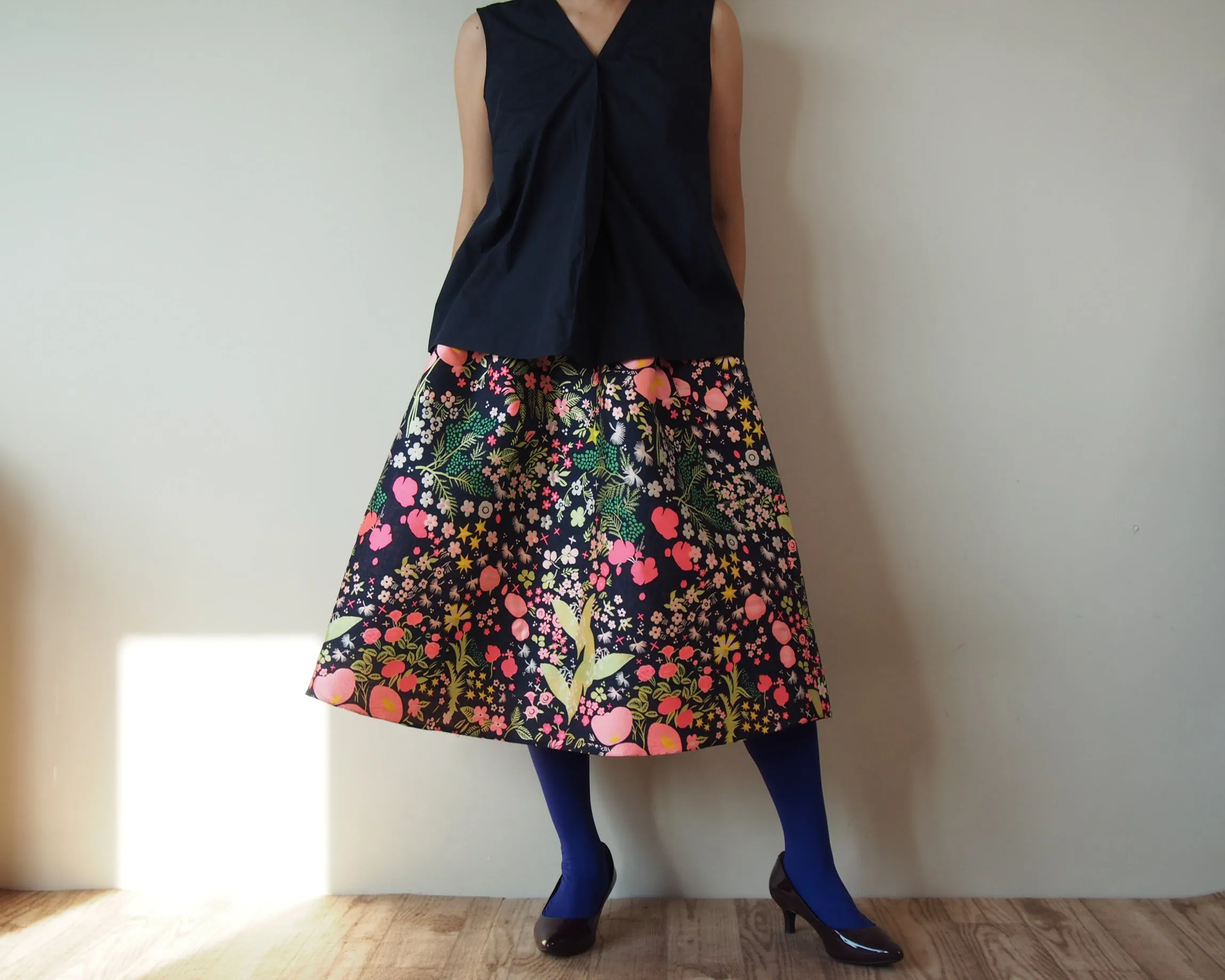 <S17A70> CRAZY WOVEN Skirt