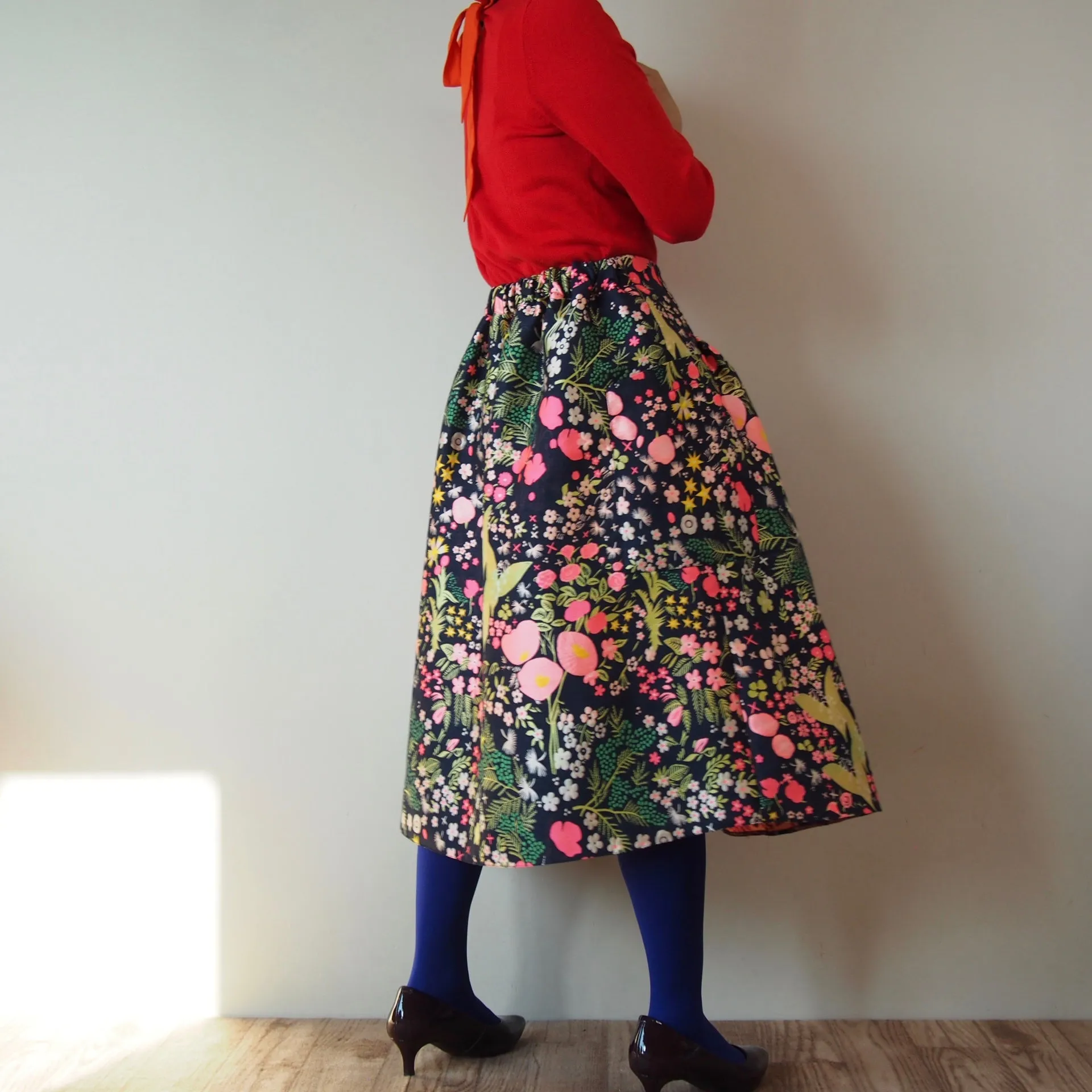 <S17A70> CRAZY WOVEN Skirt