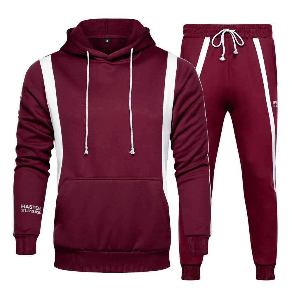 Men's Sets Hoodies pants Two Pieces Sets - Casual Tracksuit - Sportswear Sweatshirt Jogger Suit Sports Suit (TM9)(F101)