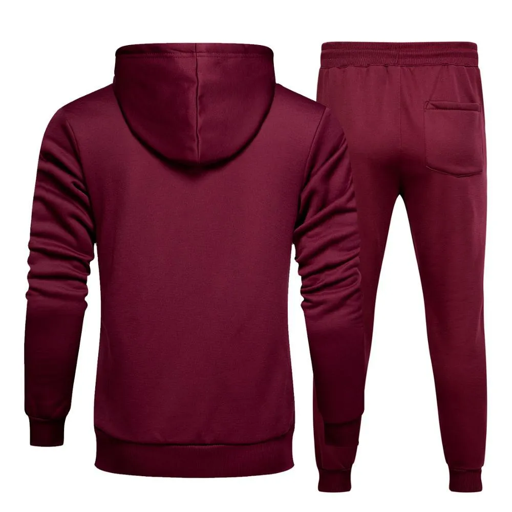 Men's Sets Hoodies pants Two Pieces Sets - Casual Tracksuit - Sportswear Sweatshirt Jogger Suit Sports Suit (TM9)(F101)