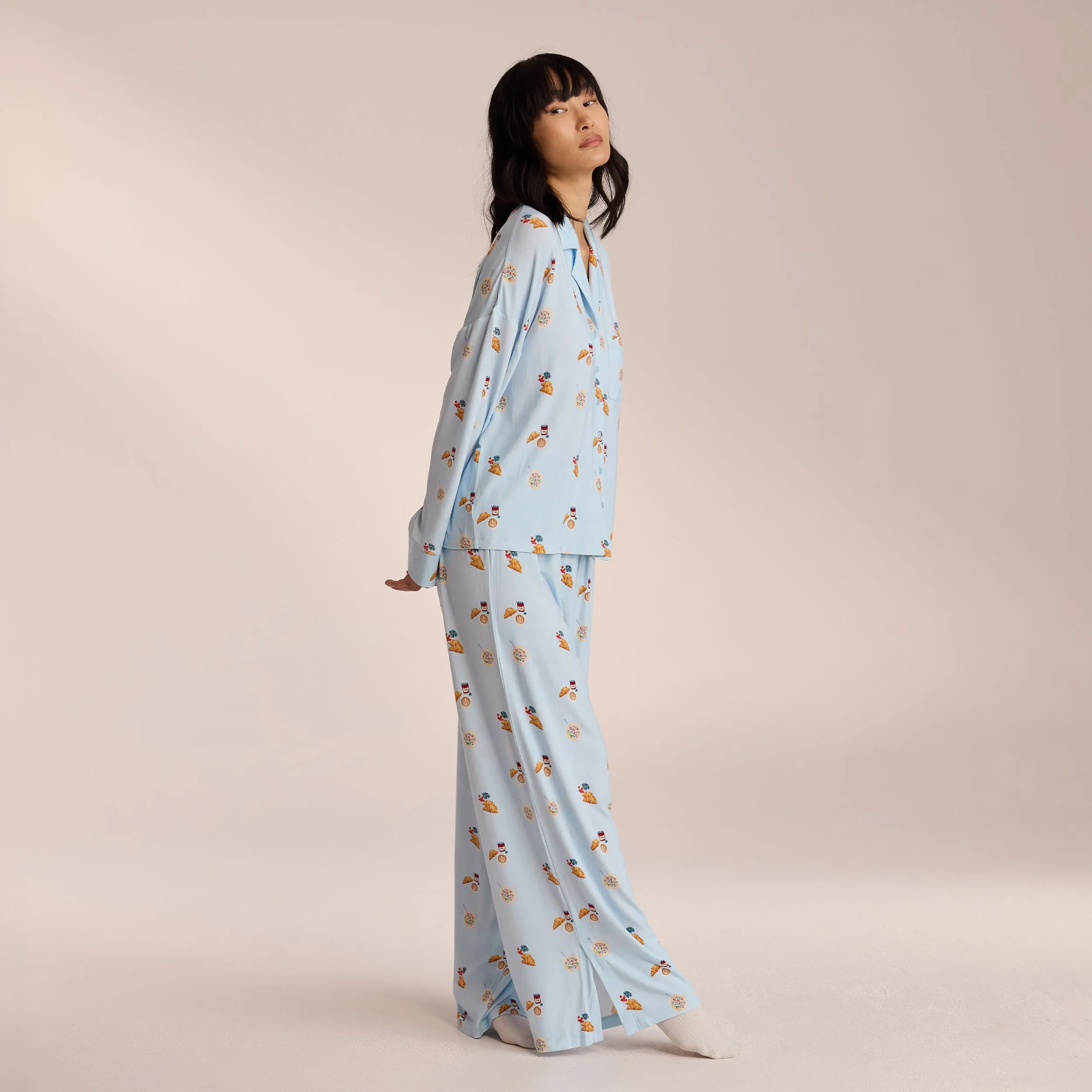 Modal Pyjama Bottoms - Blue