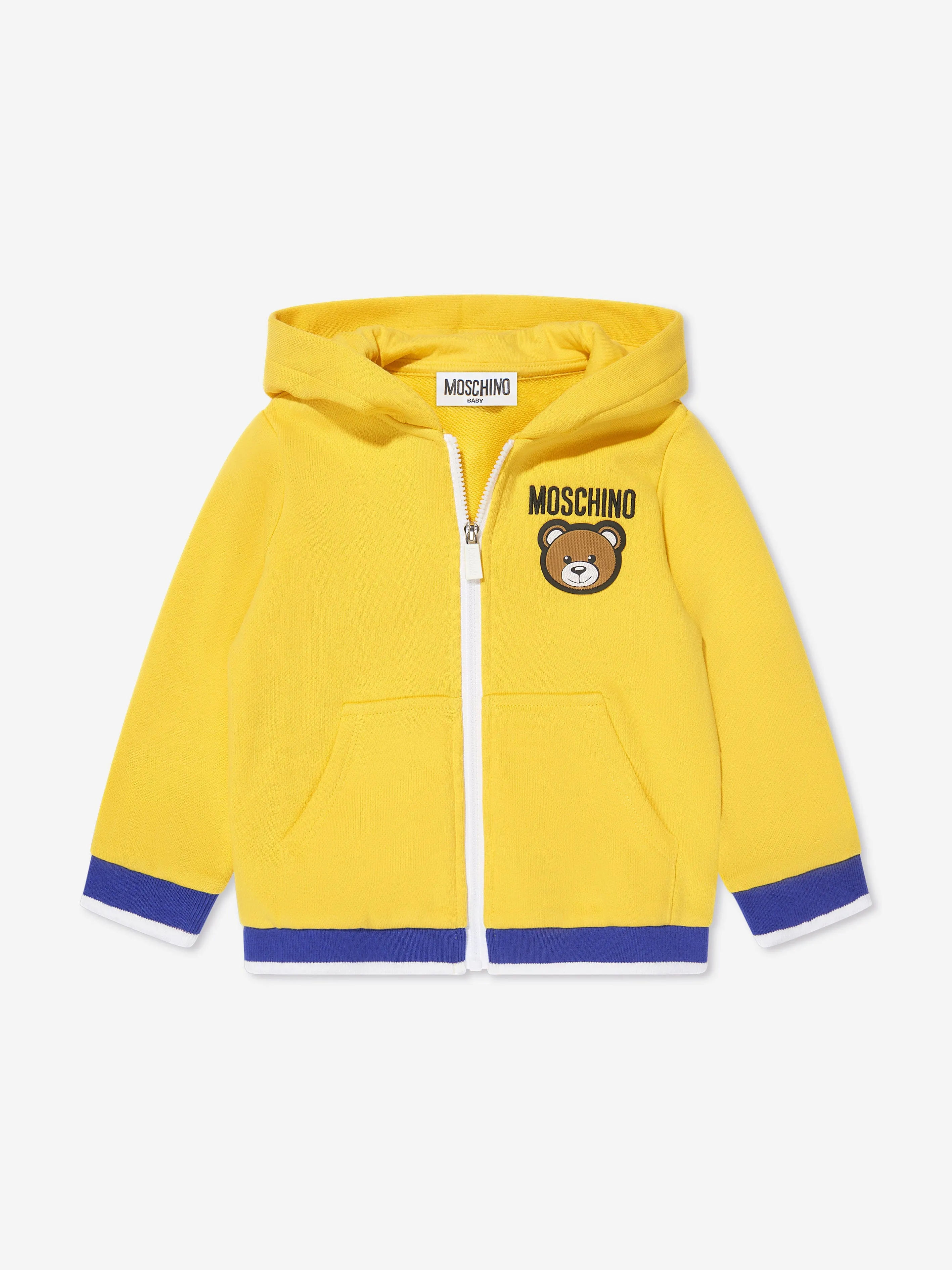 Moschino Baby Boys Teddy Logo Tracksuit in Yellow