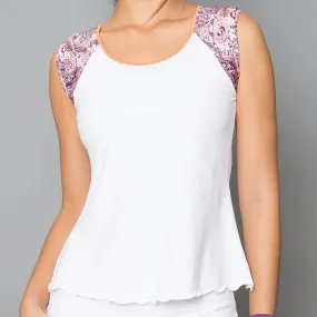 Mulberry Short-Sleeve Top (white)