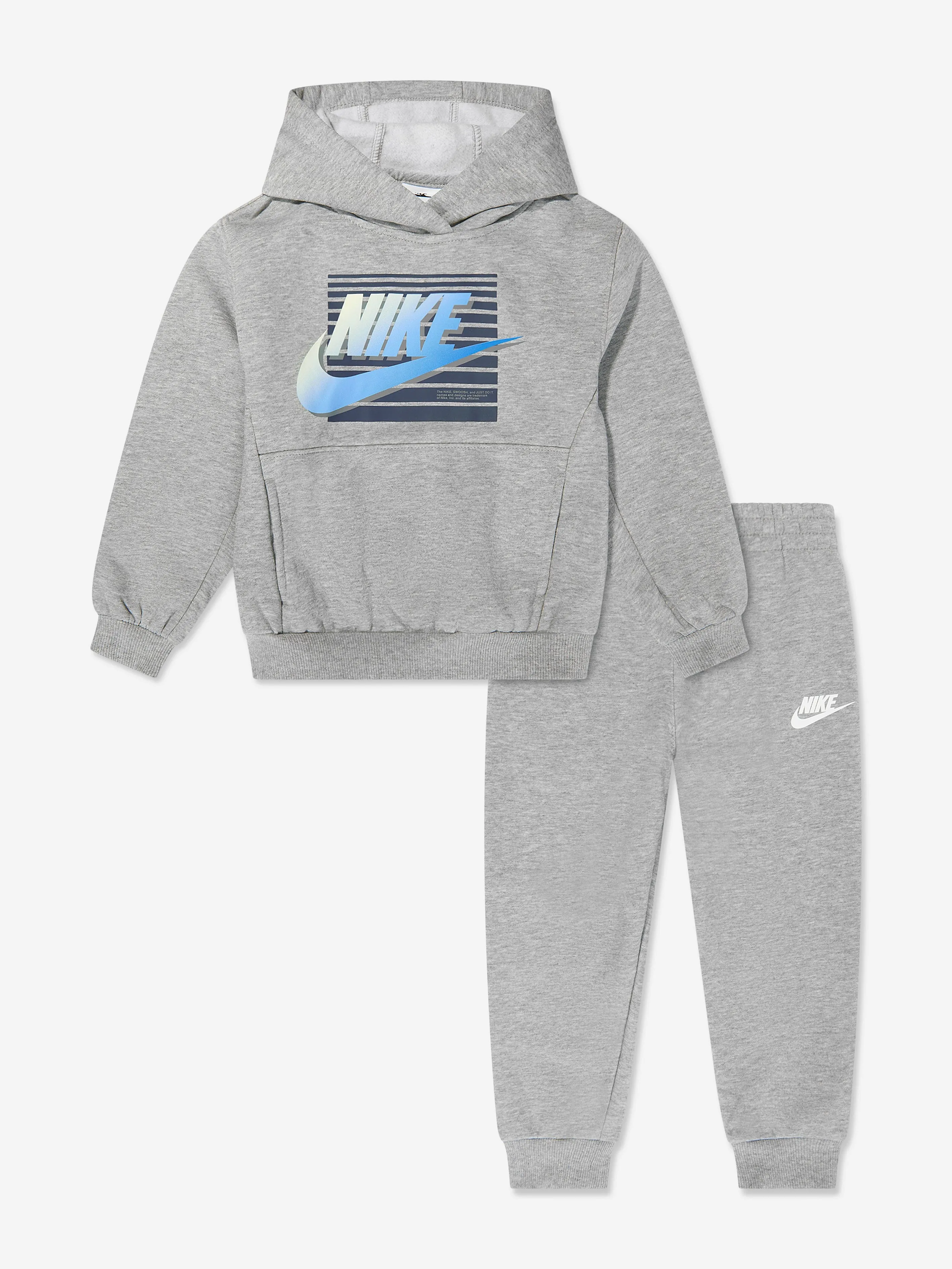 Nike Boys NSW Gradient Futura Tracksuit in Grey