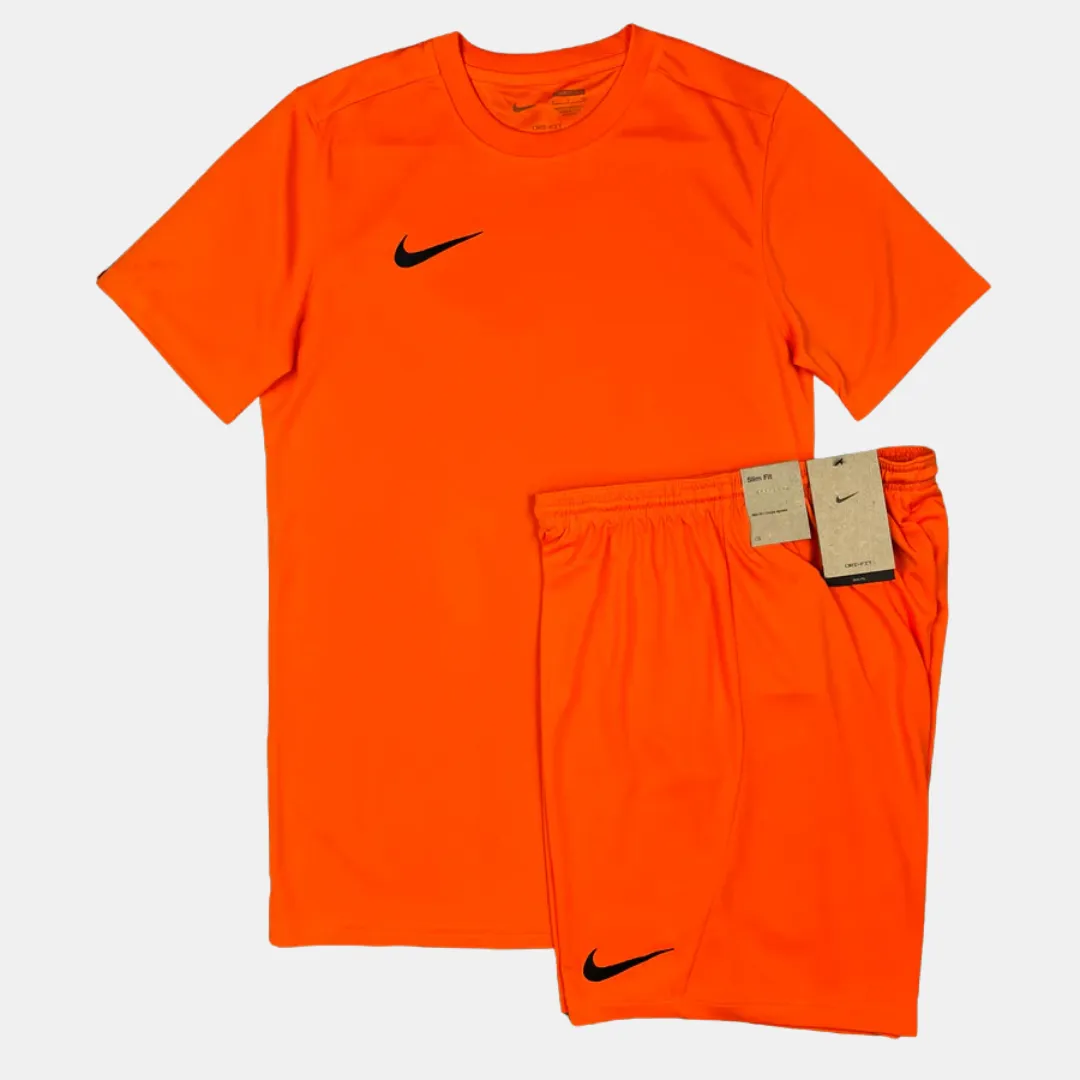 Nike Dri-Fit Tshirt / Shorts Set - Orange