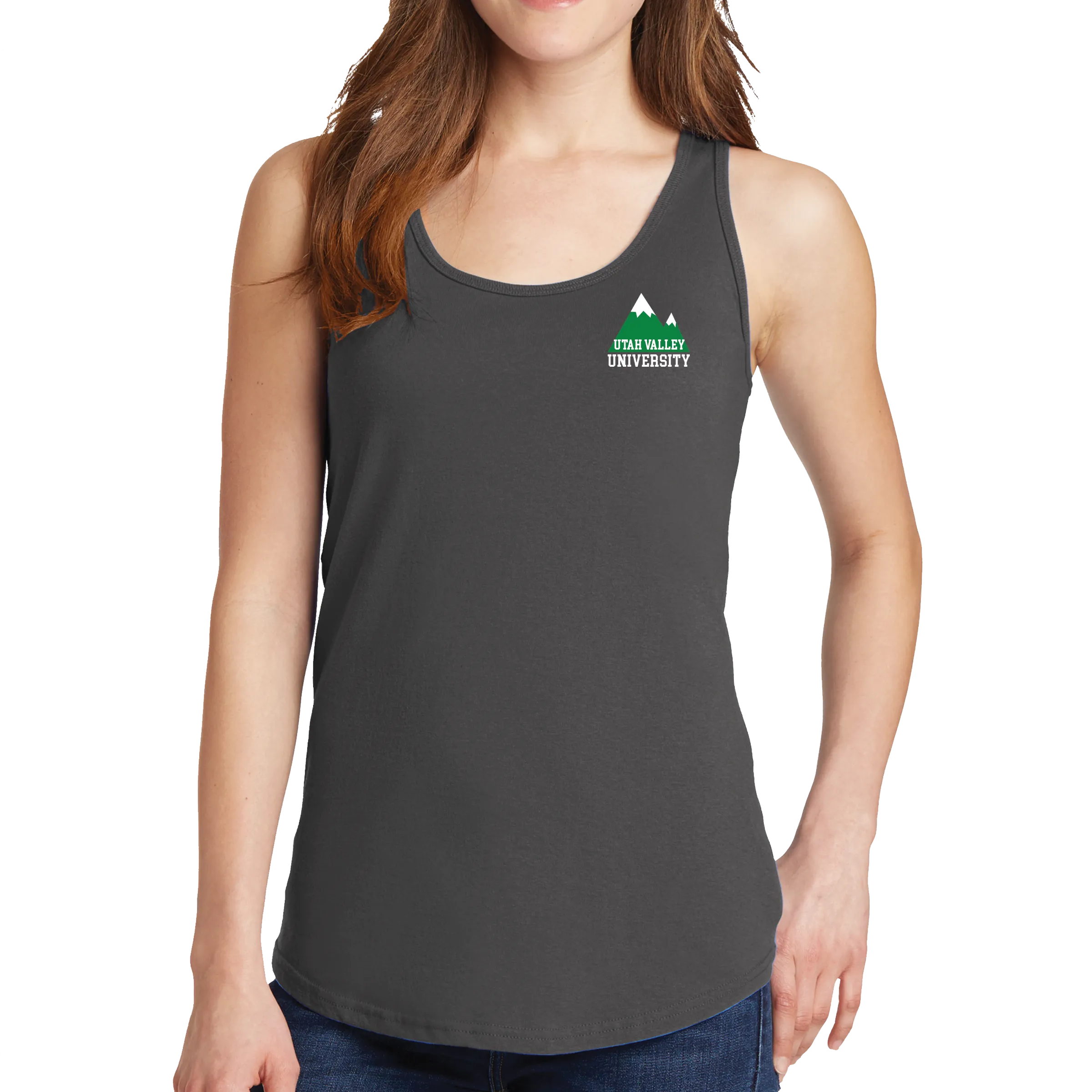 Port & Company® Ladies Core Cotton Tank Top- Mountain