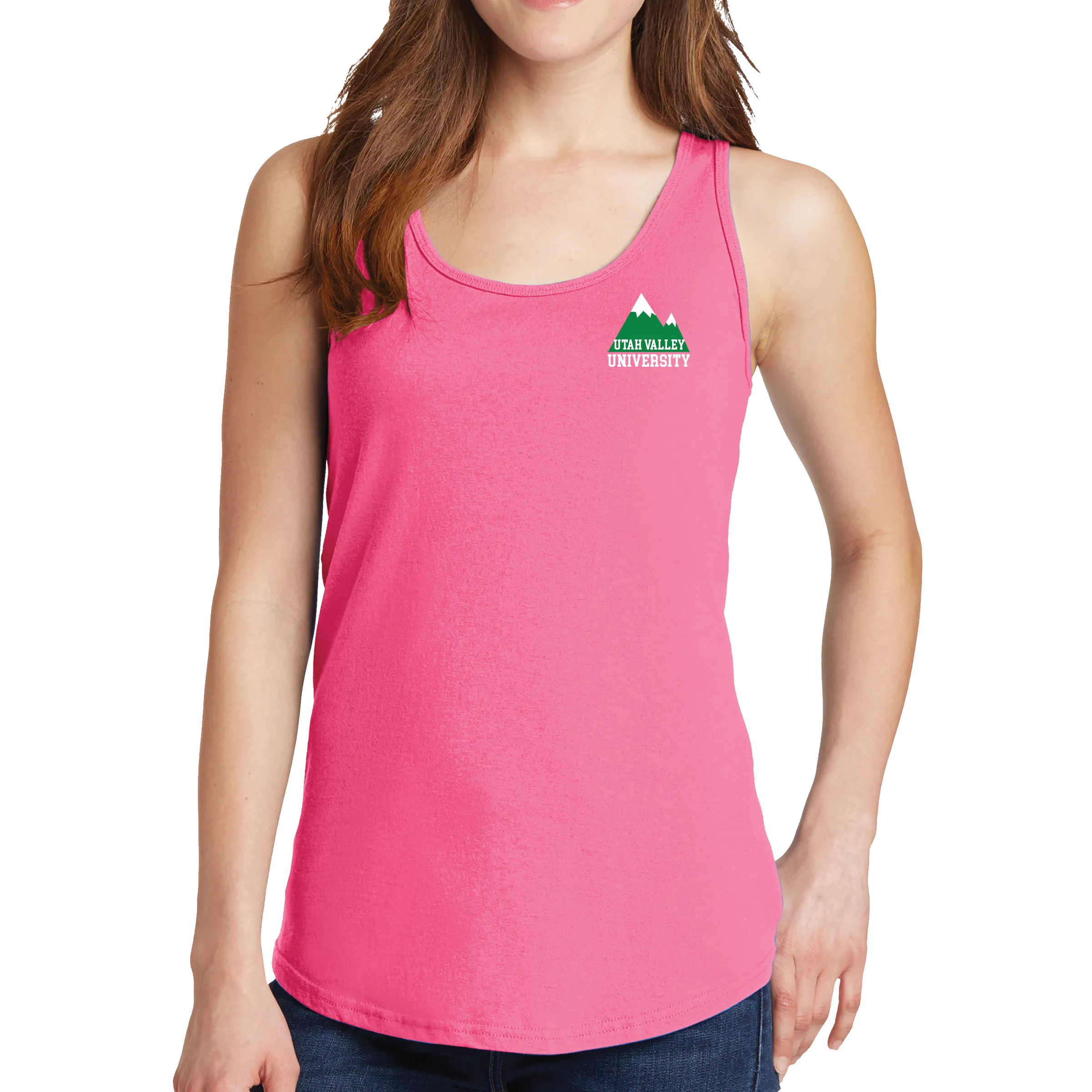 Port & Company® Ladies Core Cotton Tank Top- Mountain