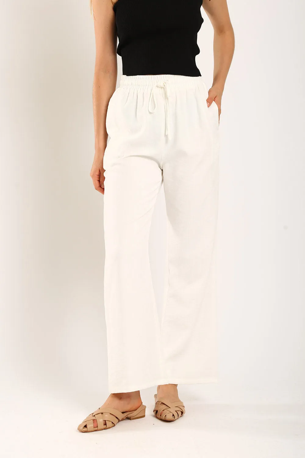 Reagan Pants in White