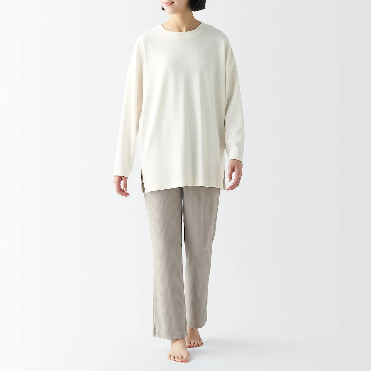 Ribbed Tunic Loungewear Set