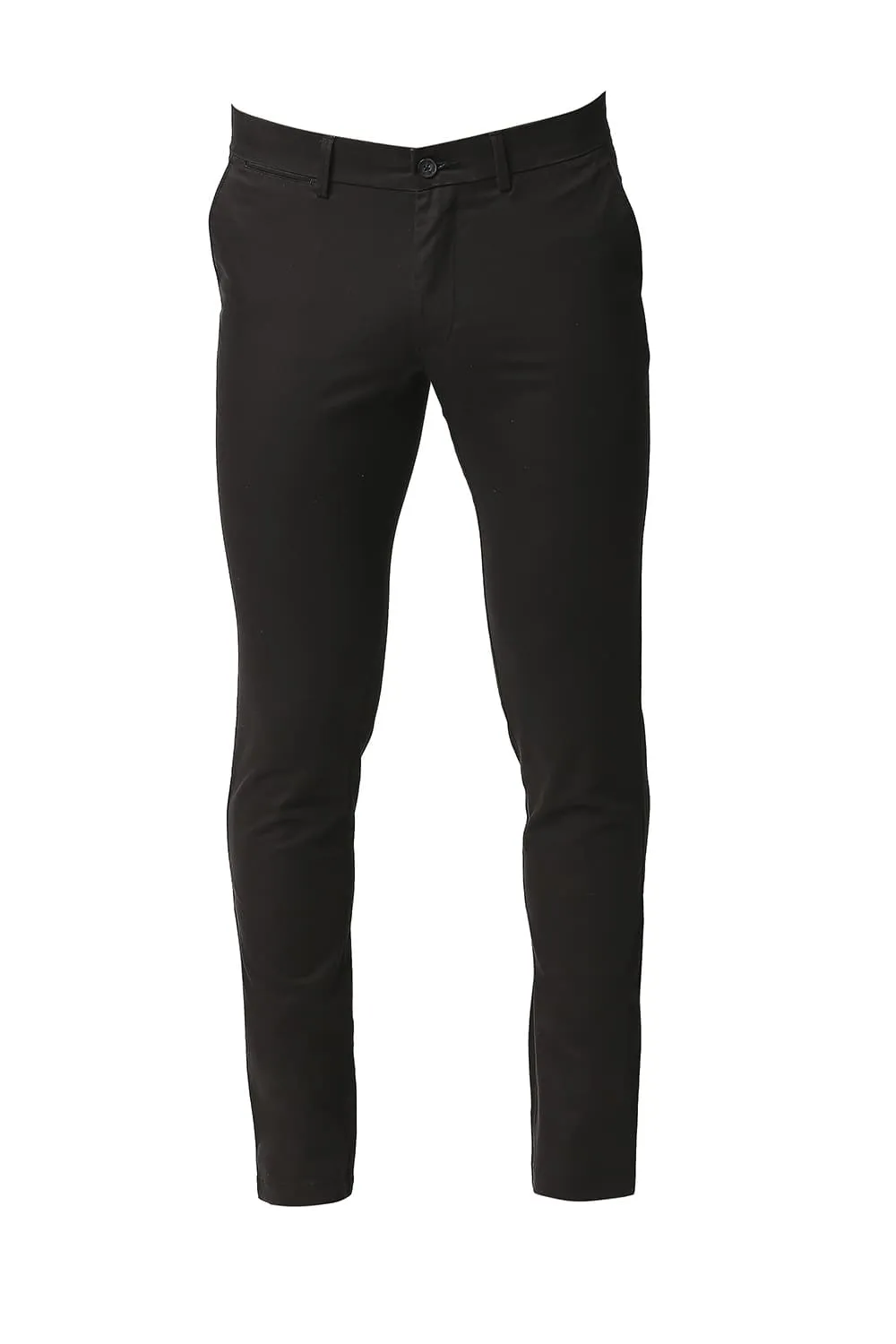 Skinny Fit Broken Twill Stretch Trousers