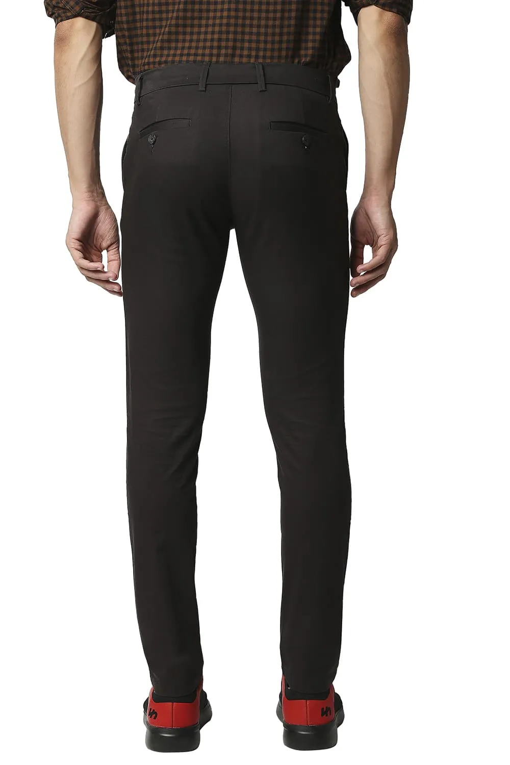 Skinny Fit Broken Twill Stretch Trousers