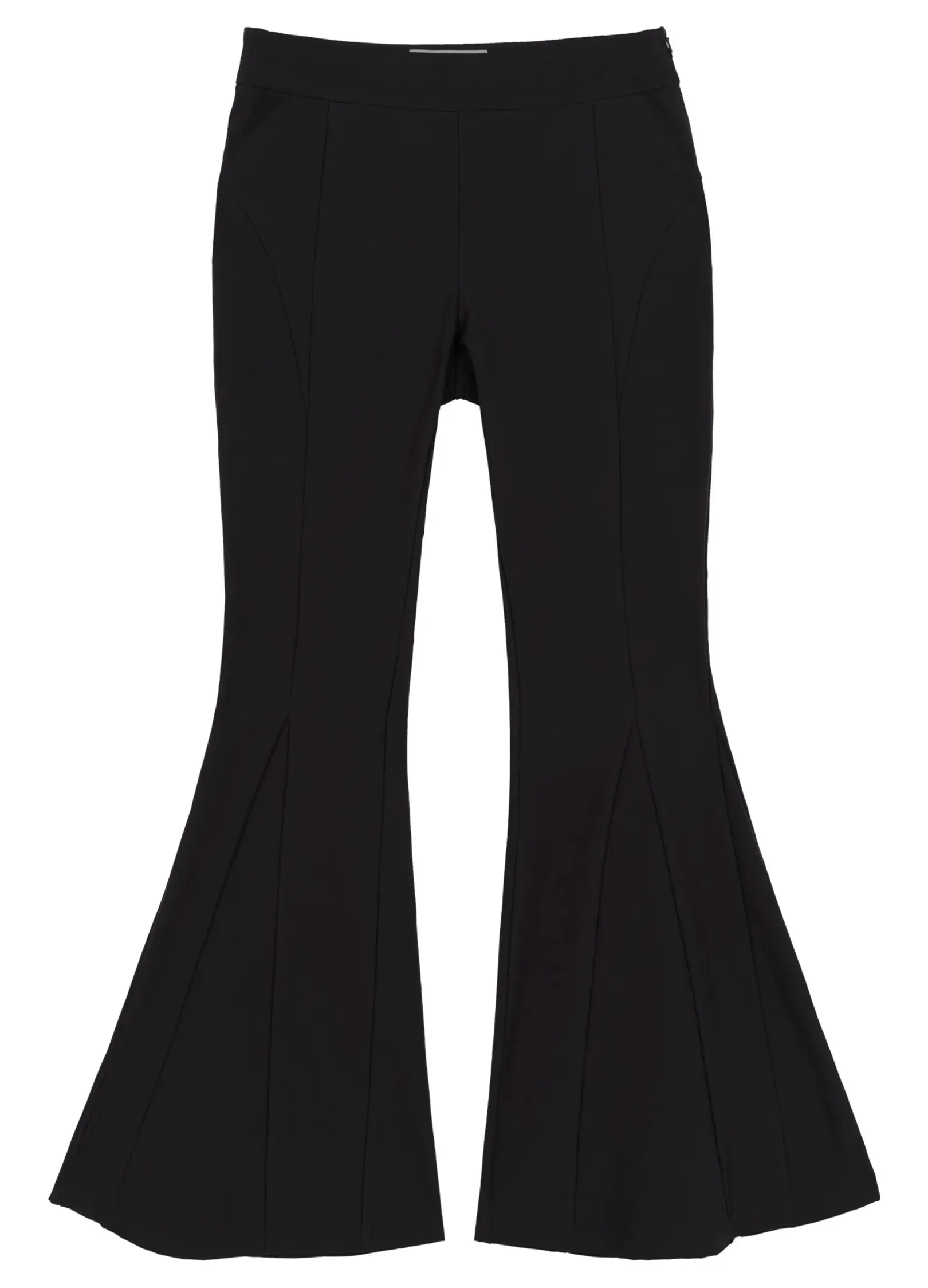 Slim Flared Elastic Trousers