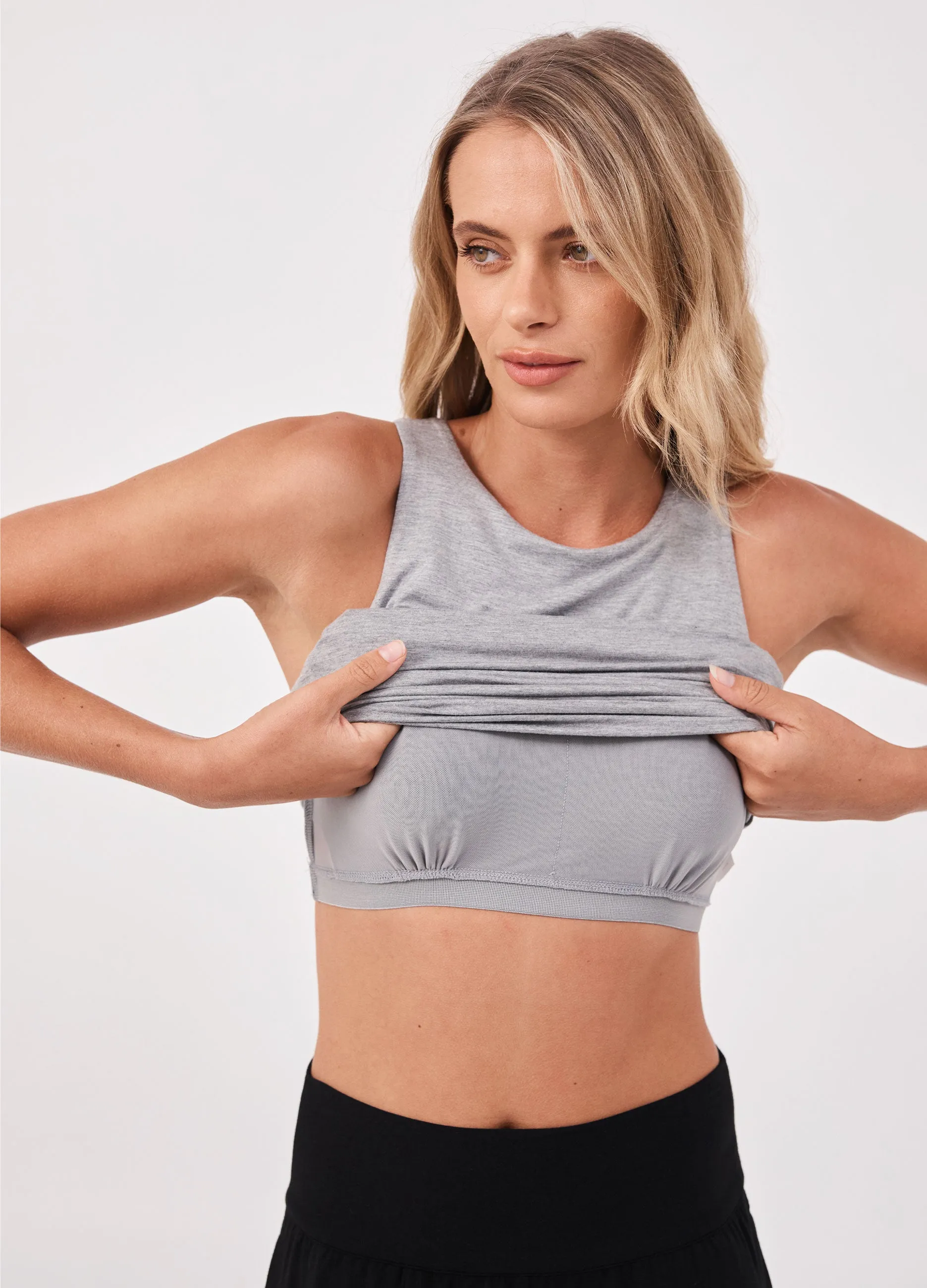 Sully Tank - Melange Grey