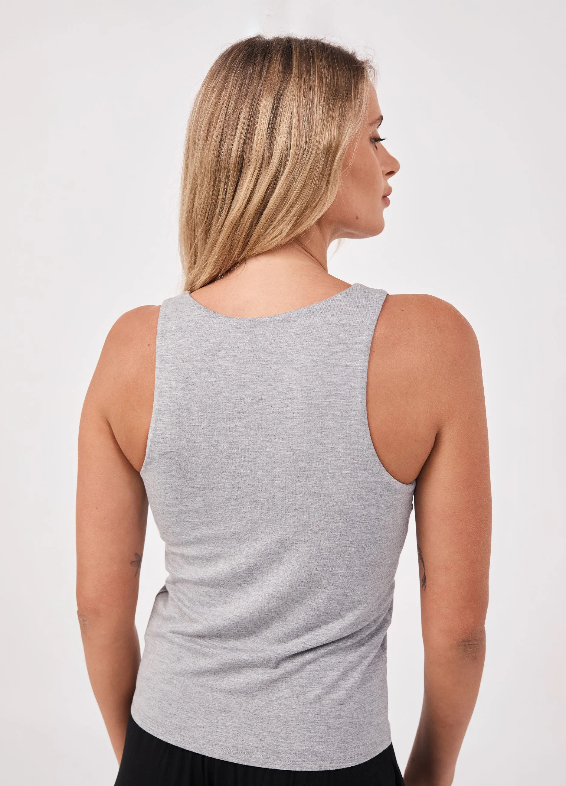 Sully Tank - Melange Grey