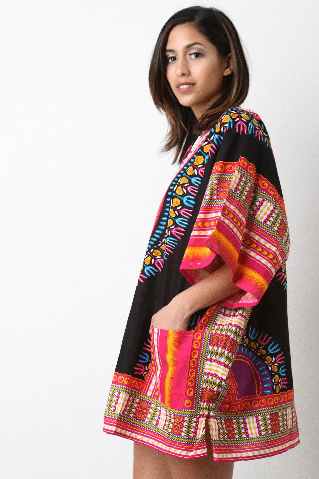 Traditional Dashiki Shift Dress