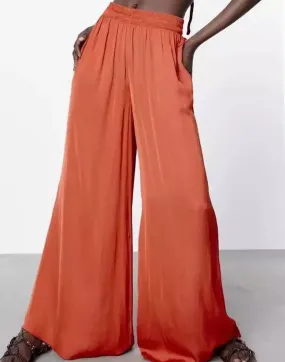 Wide Leg Casual Pants