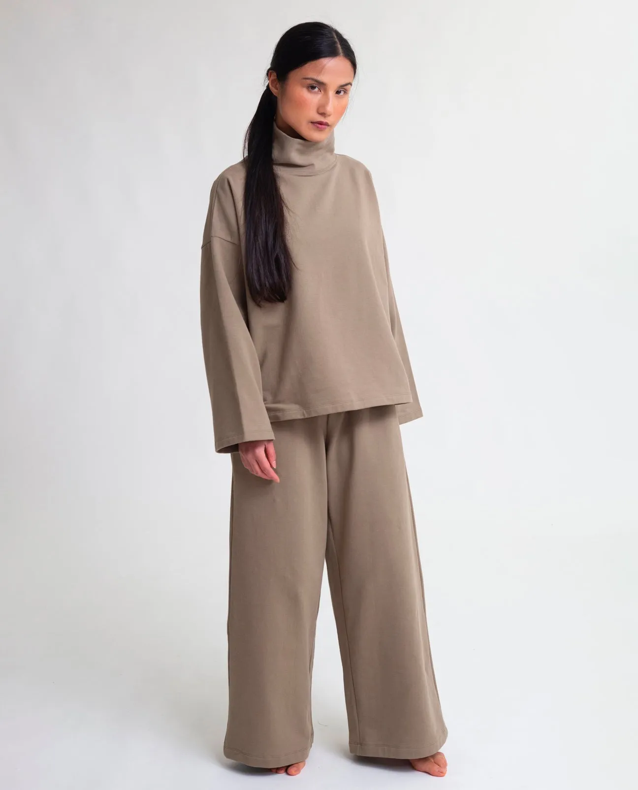 Winona Organic Cotton Trousers In Lichen