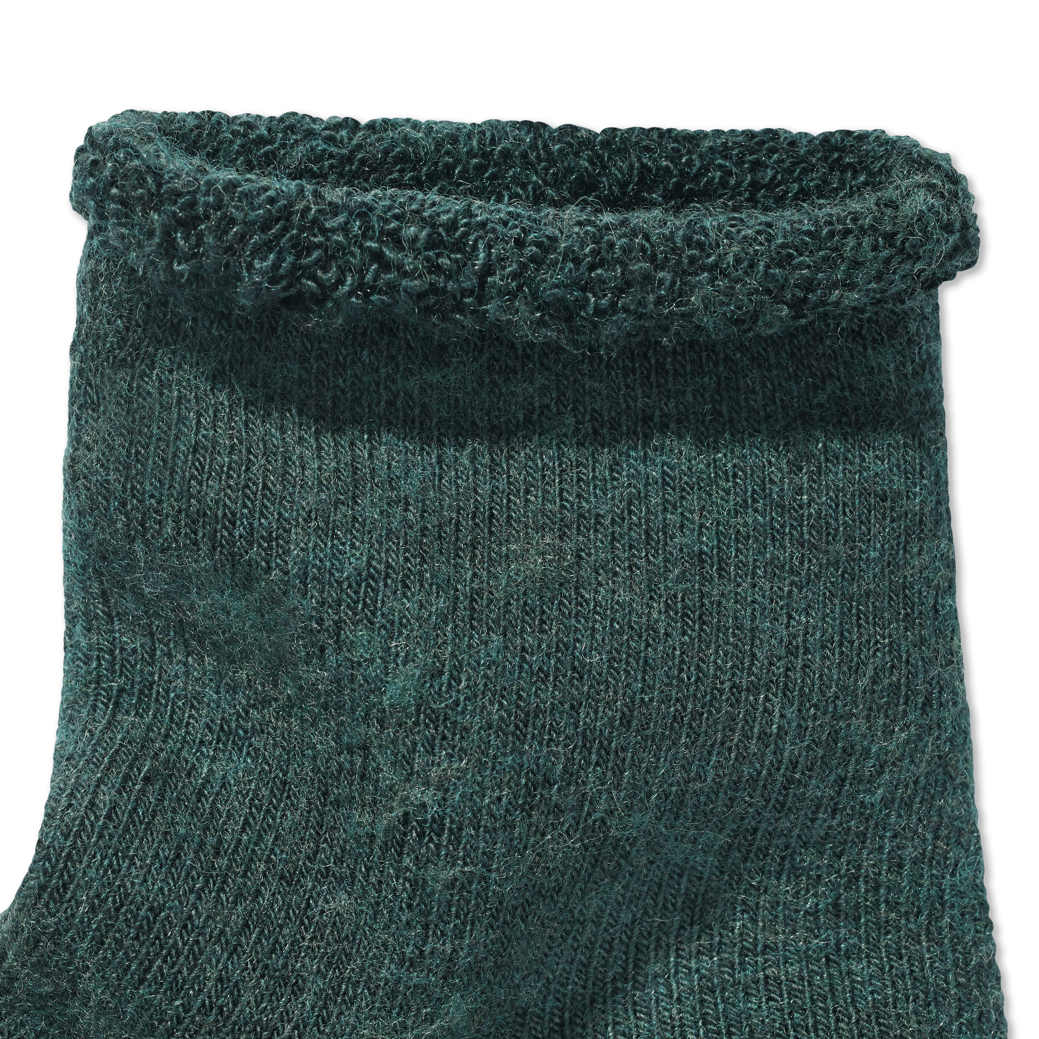 Women's Merino Wool Blend Roll-Top Gripper House Socks