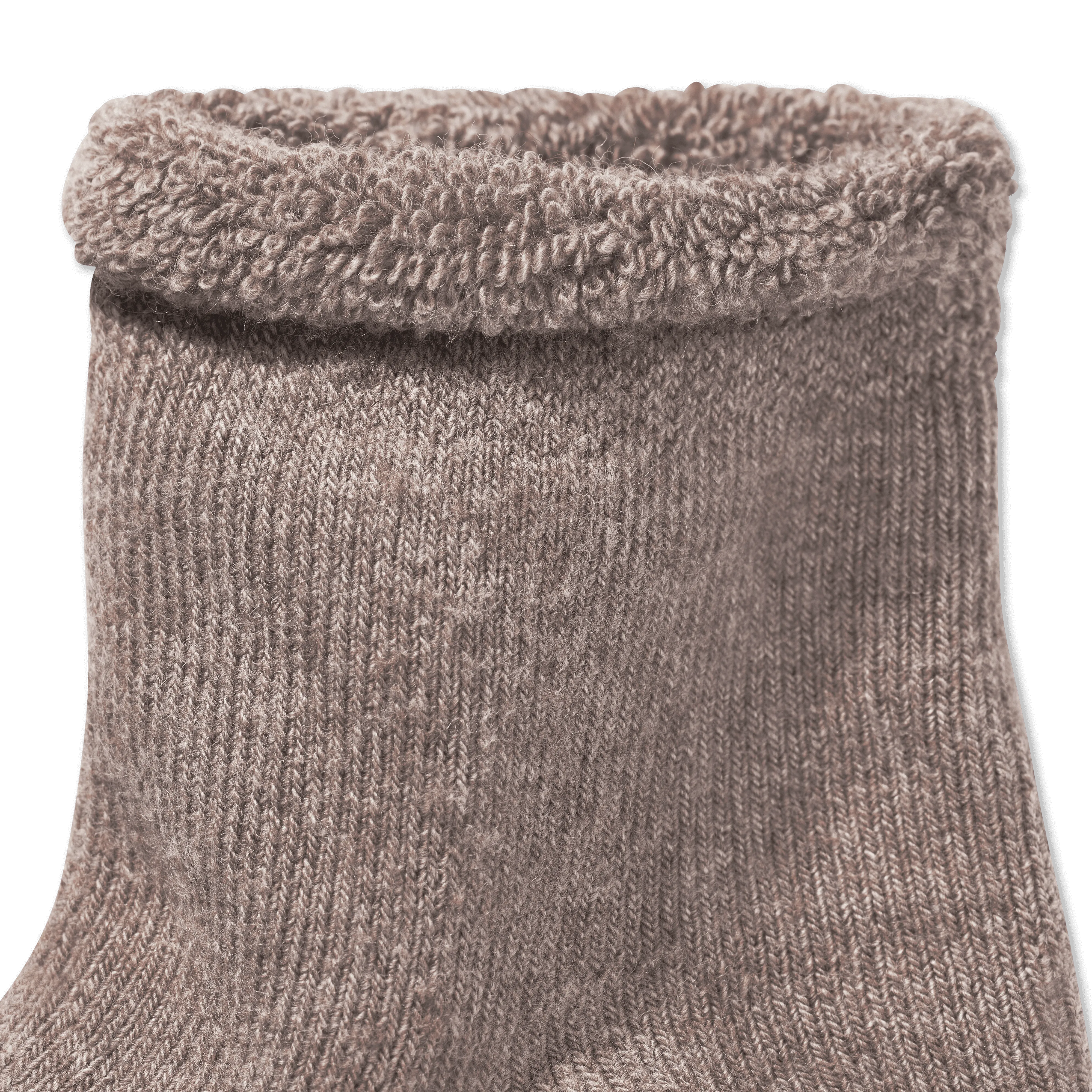 Women's Merino Wool Blend Roll-Top Gripper House Socks