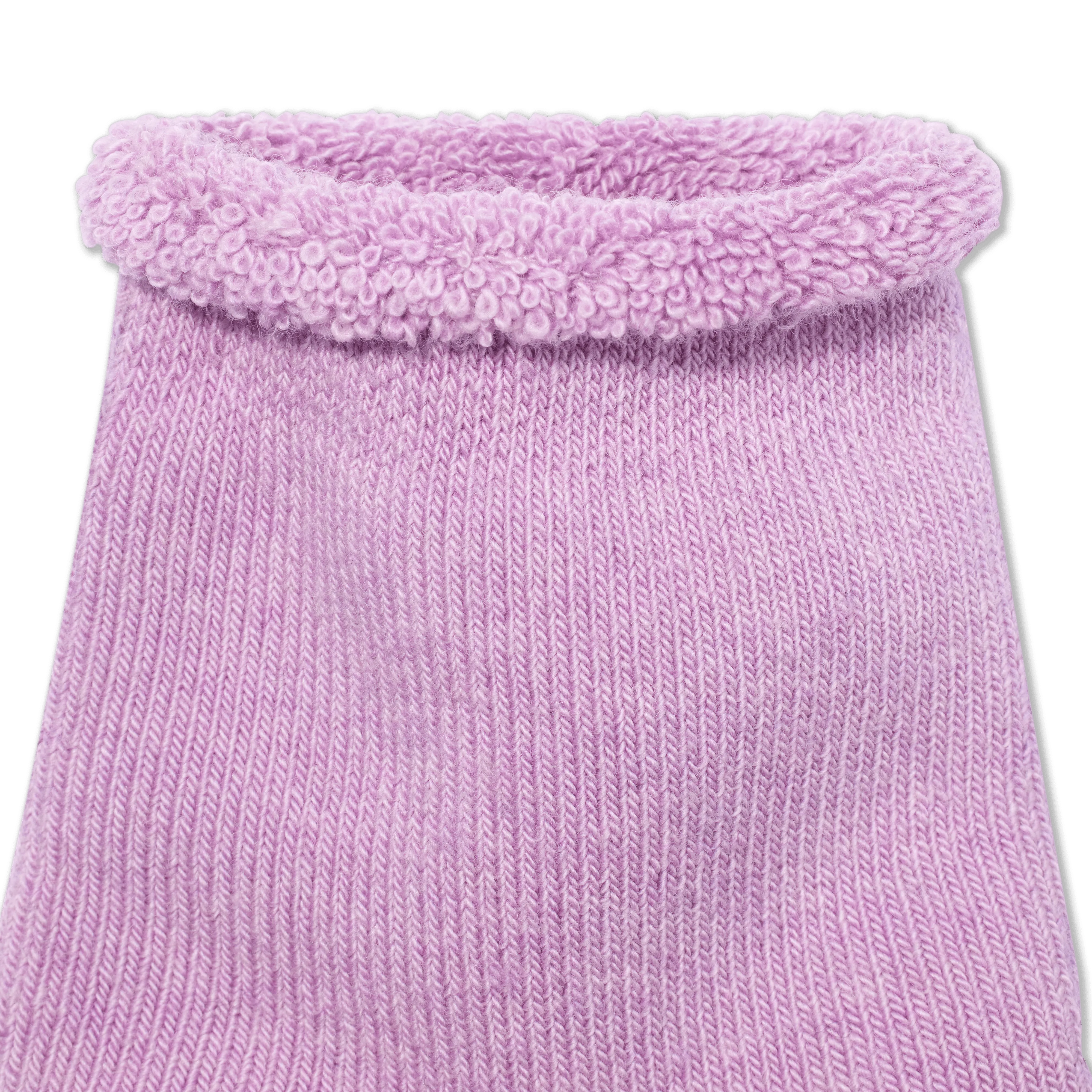 Women's Merino Wool Blend Roll-Top Gripper House Socks