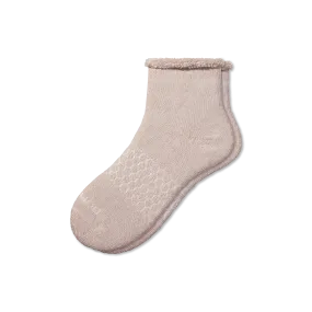 Women's Merino Wool Blend Roll-Top House Socks