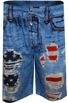 Your Old Worn Out Favorite Jeans Americana Lounge Shorts